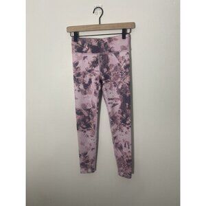 Athleta Girl High Rise Printed Chit Chat Tight Size Large 12 Purple